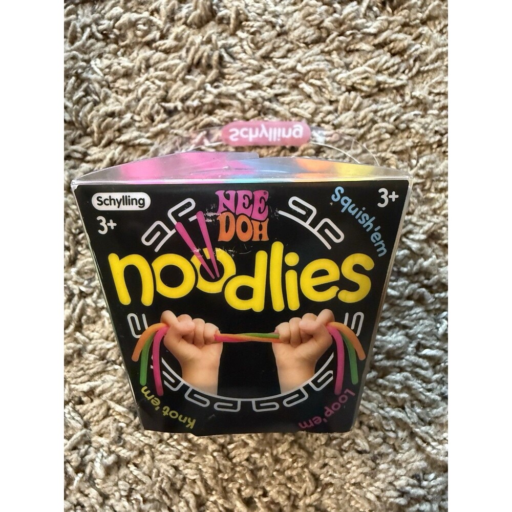 Schylling - NeeDoh Color Change, Groovy Glob, & Noodlies Sensory Toy Bundle NEW - Picture 8 of 10